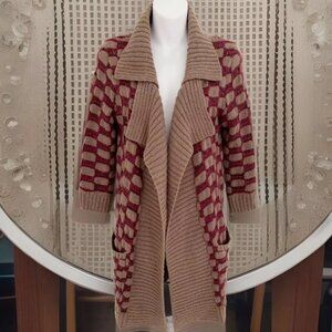 Urban Outfitters | Ecote Shawl Collar Long Cardigan S